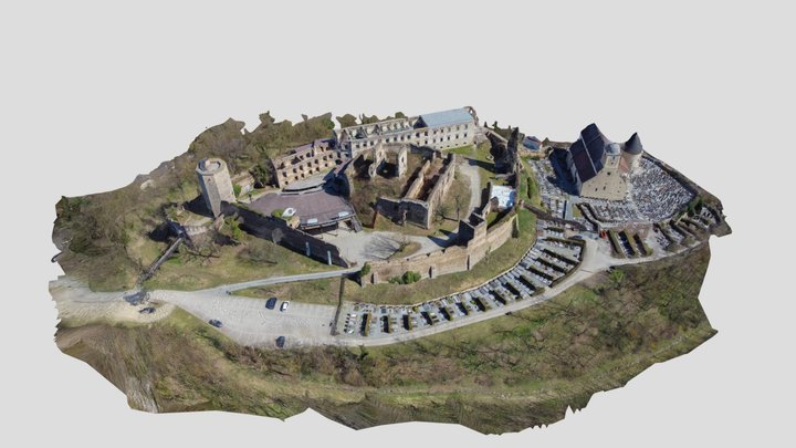 Ruine Gars 3D Model