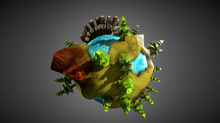 Planet Nature 3D Model