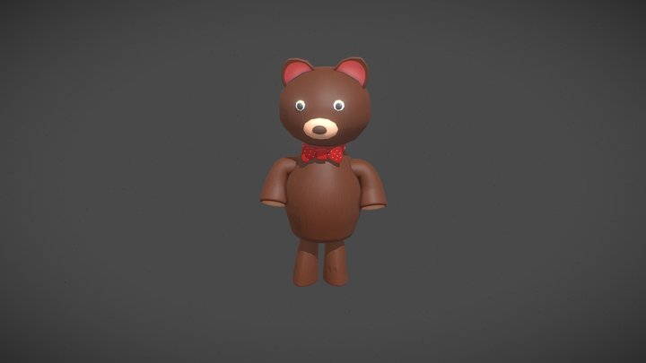 AlchemisTeddy - Main Character - Low Poly 3D Model