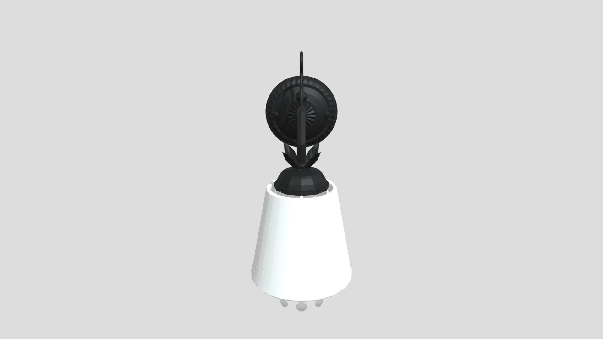 Eurosvet 10007/1 белый с золотом - Download Free 3D model by Lu.ru ...