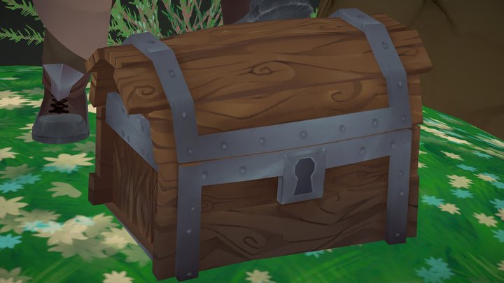 Adventurer on the hill 3D Model
