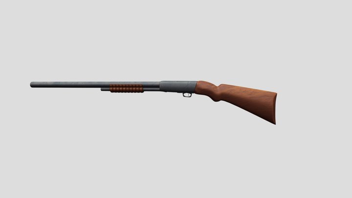 PURIFY - Stylized shotgun 3D Model