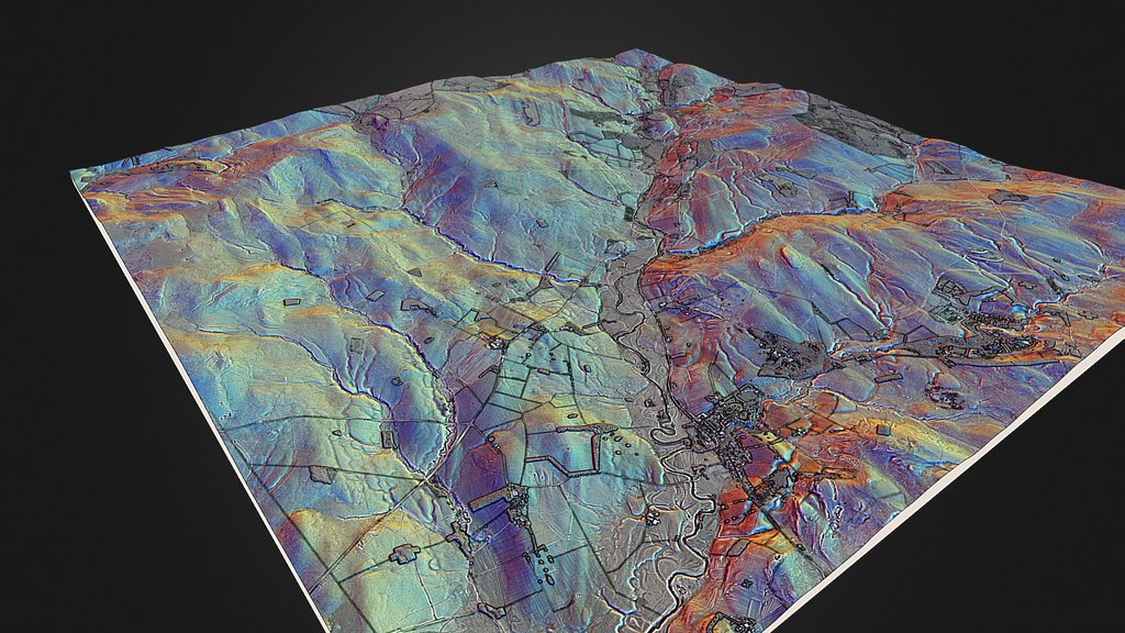 Redesdale, Northumberland - 3D Lidar Landscape
