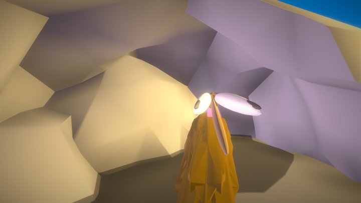 Retard In Cave 3D Model