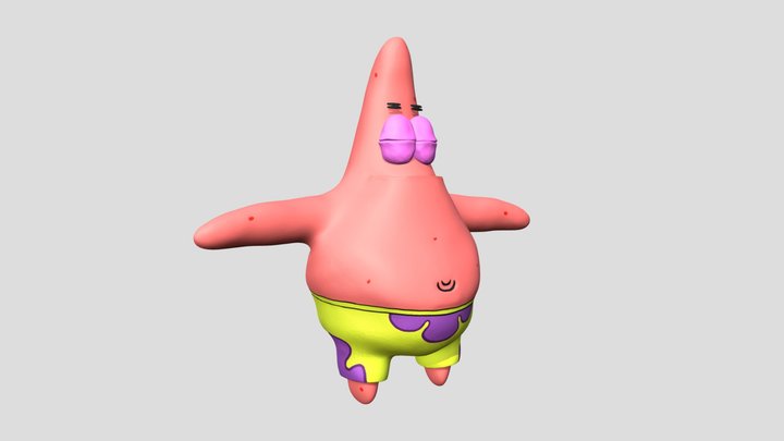 Patrick Star 3D Model