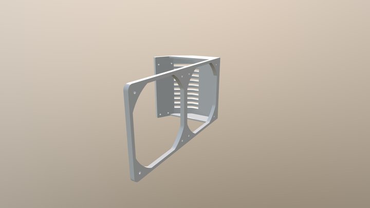 Fan mount rev2 3D Model