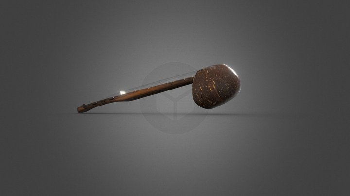 Wooden Instrument 3D Model