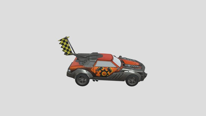 voiture nitro fortnite 3D Model