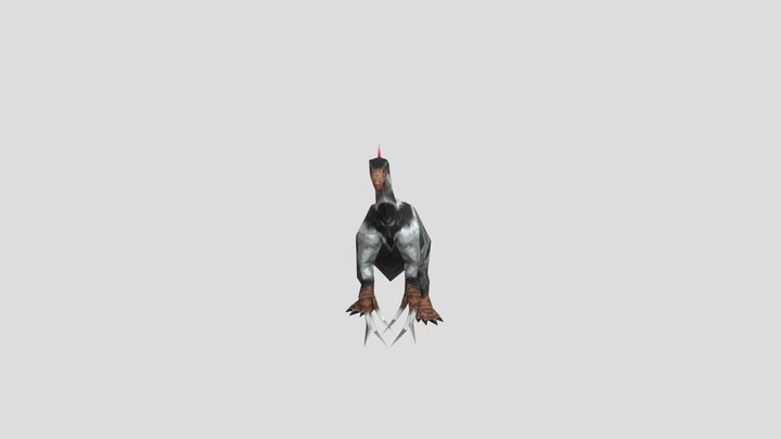 Gangnam Style therizinosaurus dinosaur king 3D Model