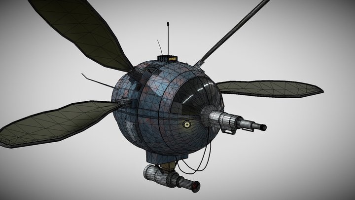 Bug ship 3D Model