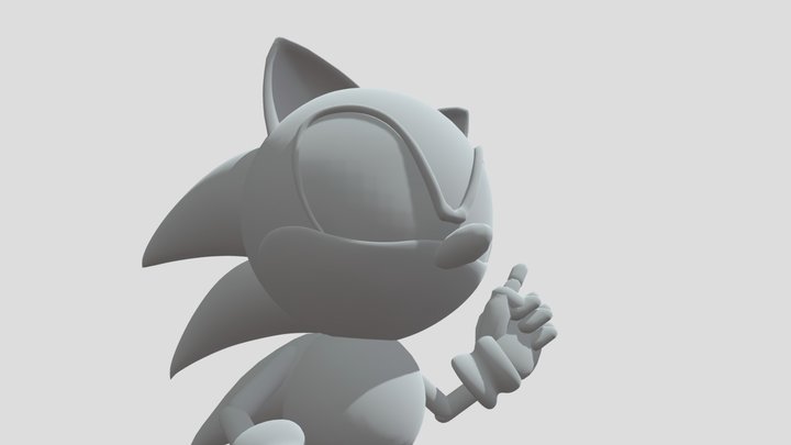 Sonic X- Treme again but I'm not copying 3D Model