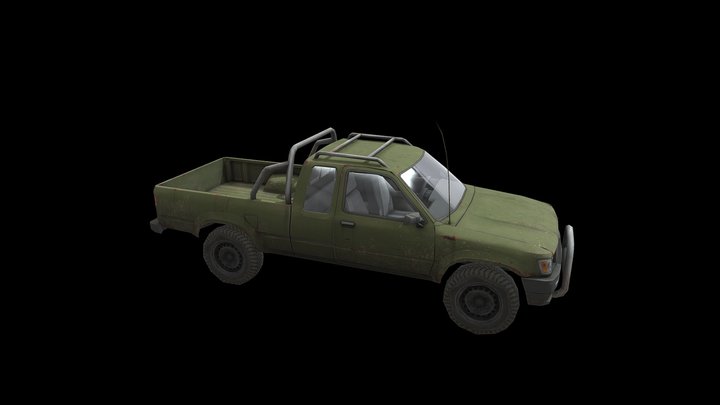 Pickup Truck 3D Model