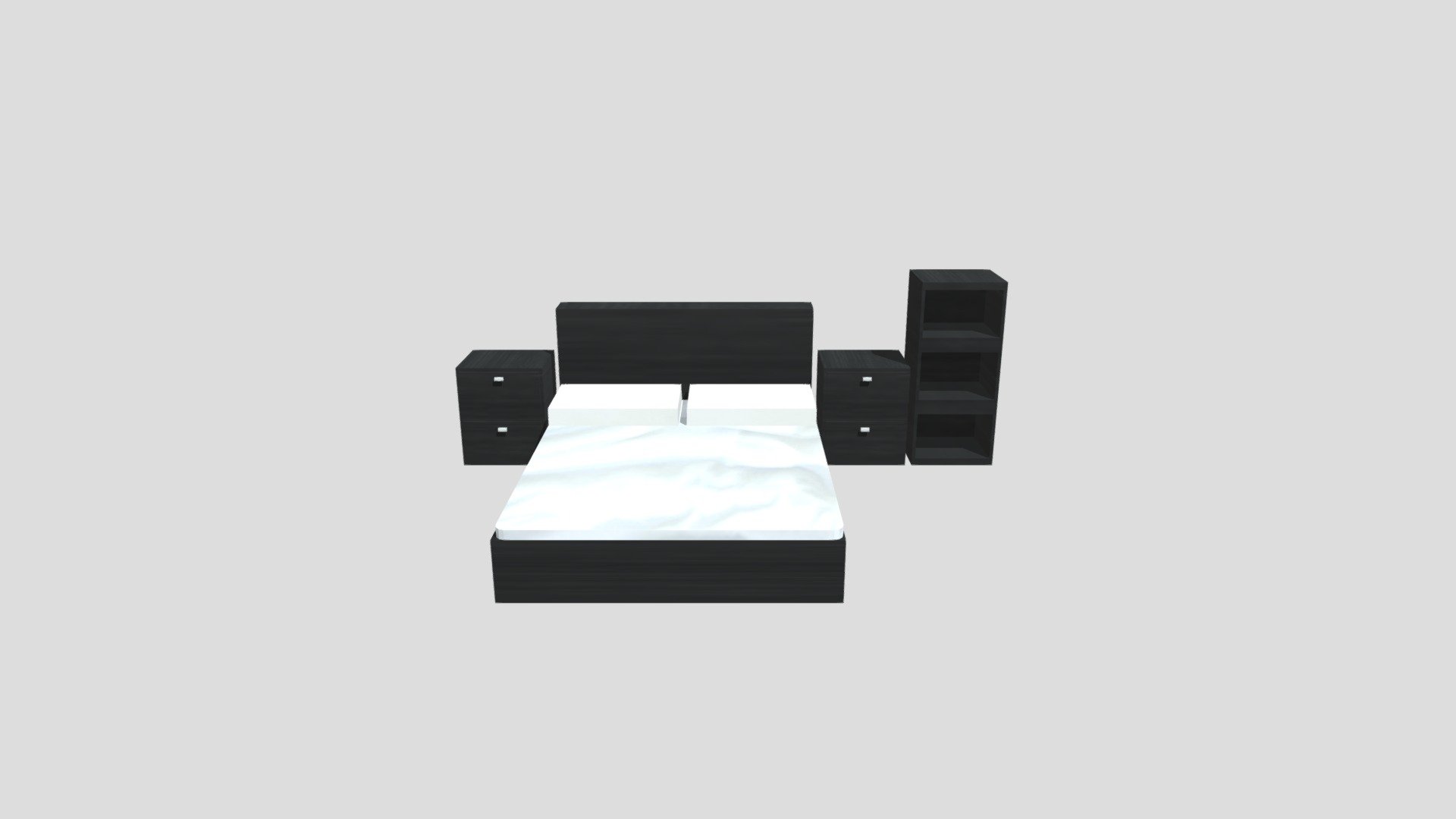 Bed Room - 3d Model By Tzu (@tzujou) [0476170] - Sketchfab