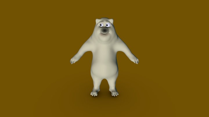 медведь 3D Model