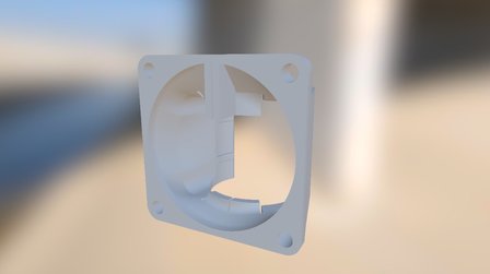 Extruder Nozzle Duct for CreatBot New Design 3D Model