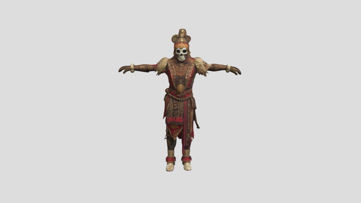Warrior of the Wild 3D Model