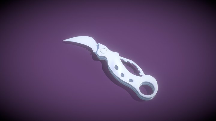 High Res Knife 3D Model