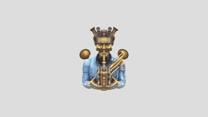 Man made of Music 3D Model