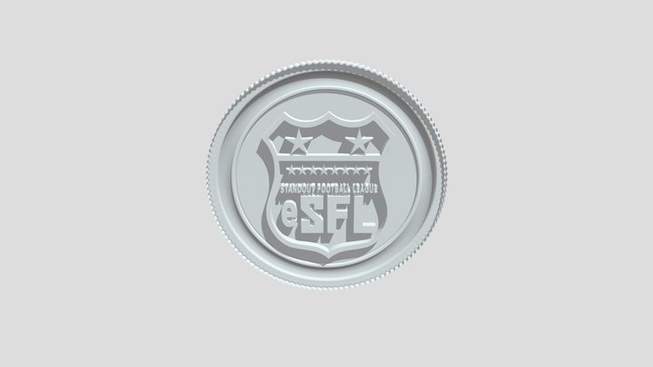 eSFL Silver Coin 3D