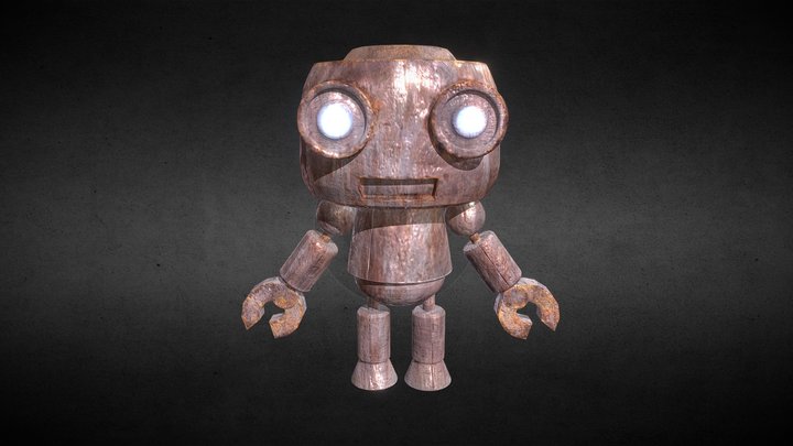 Junk Robot 3D Model