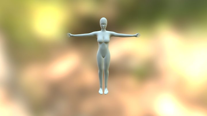 Female Body 3D Model