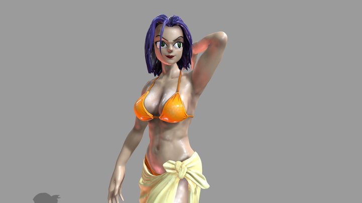 Bikini James 3D Model