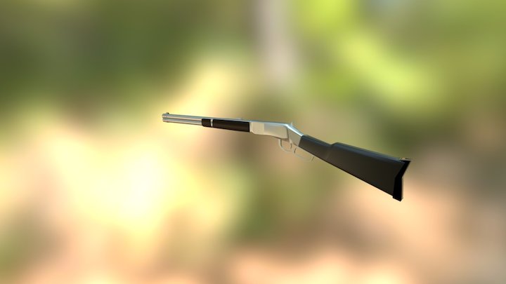 Winchester 1873 .44 WCF 3D Model