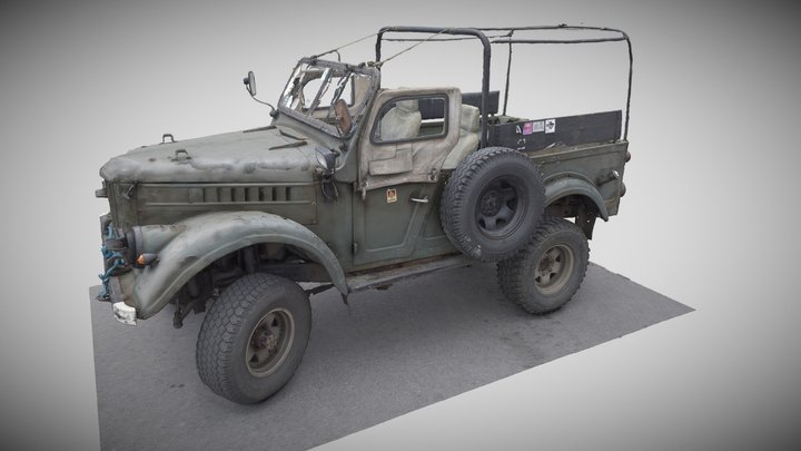 Gaz 69 3D Model