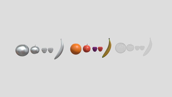 Fruits – Free 3D Model STL