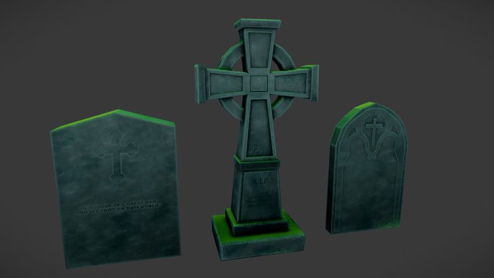 Tombstones – Free 3D Model STL