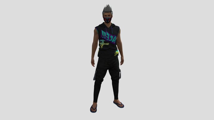 Freefire Character 05 3D Model