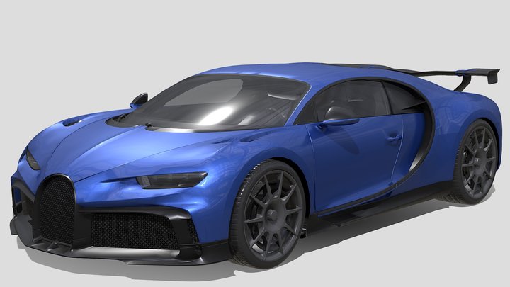 Bugatti Chiron Pur Sport 2022 3D Model