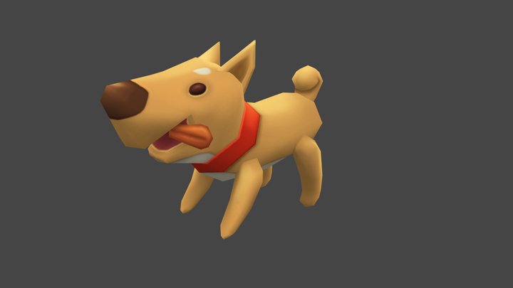 Dog 3D Model