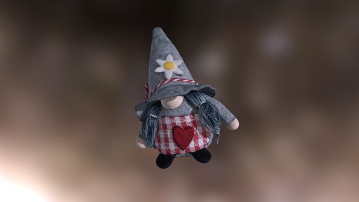 Günther the Gnome 3D Model