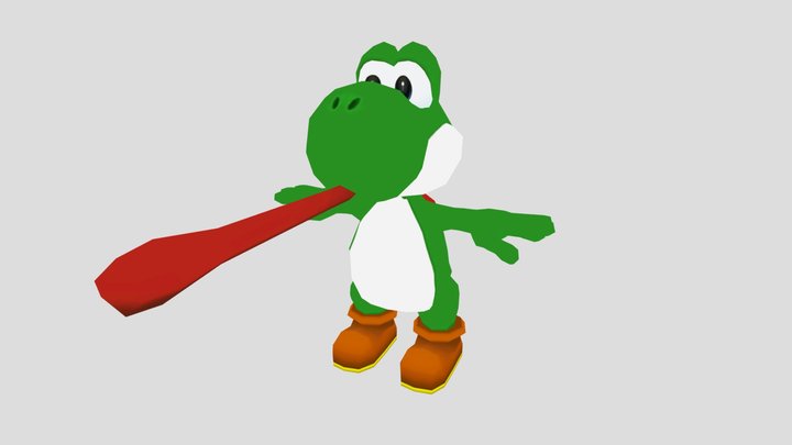 Mario Super Sluggers - Yoshi – Free 3D Model STL