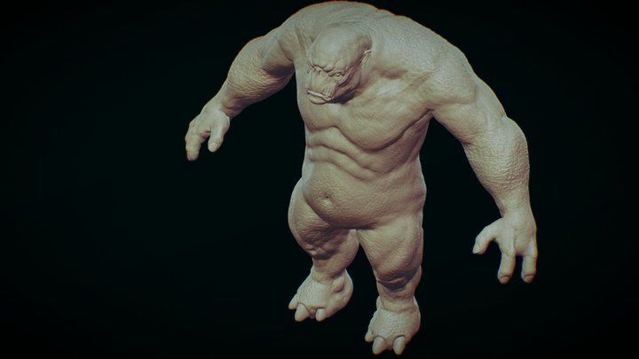 TROLL BODY 3D Model