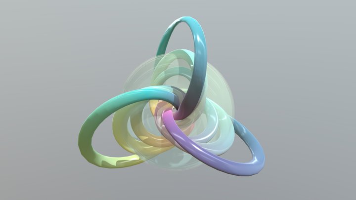 Hopf Fibration  — Cosmological Topology 3D Model