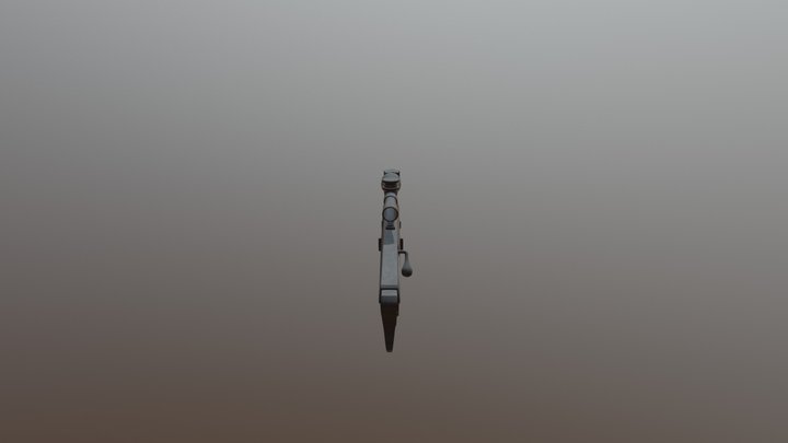 Barrett M95 3D Model