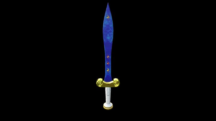 Greek Sword 3D Model