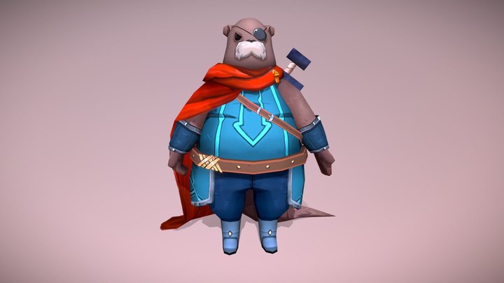 otter 3D Model