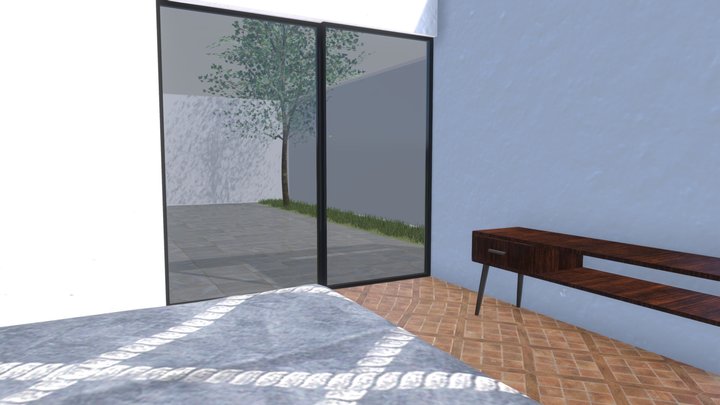 Construcción de Recámara y baño 3D Model