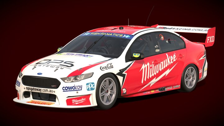 2018 Ford Falcon V8 Supercar – Modelo 3D gratuito STL