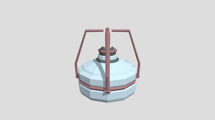 Palnik Low Poly 3D Model
