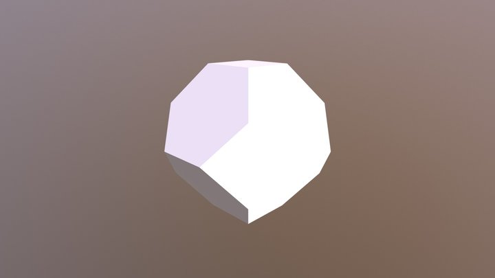 Truncated Octahedron 3D Model