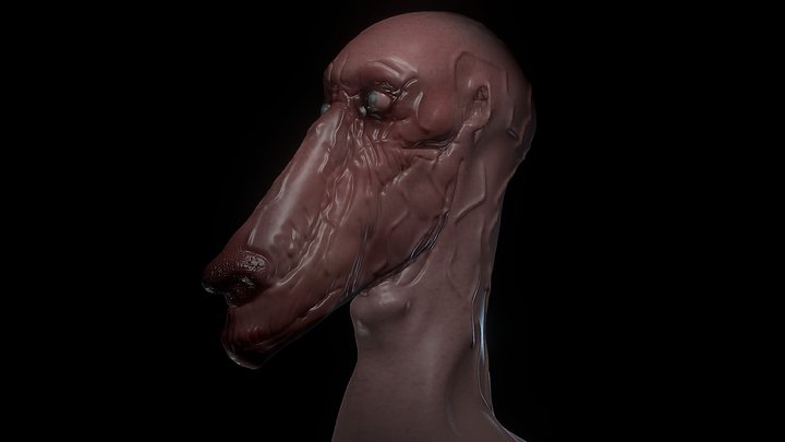 Canine Mutant Aberration 3D Model