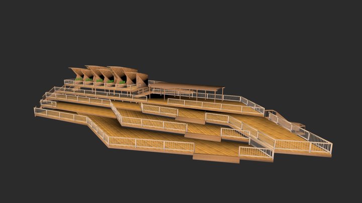 Firefly Music Festival - VIP Loft - Main Stage 3D Model