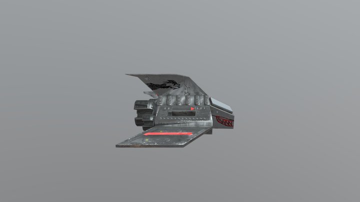 Space Ship Modolorene 3D Model