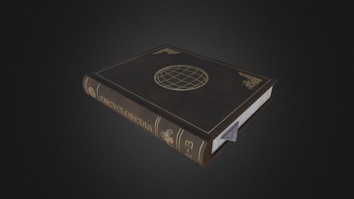 Book - Encyclopedia 3D Model