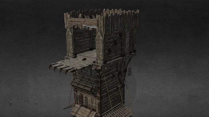 Empire Siege Tower 3D Model