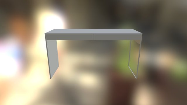 Ikea inspired desk 3D Model
